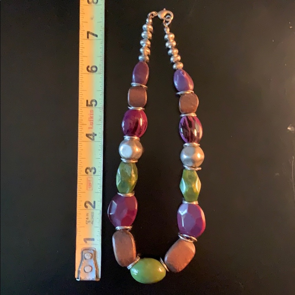 Chunky beaded choker